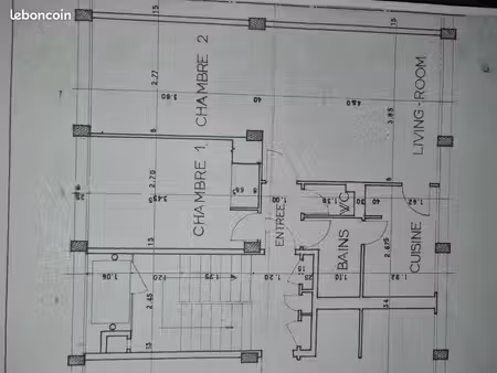 appartement 3 pièces 50 m²