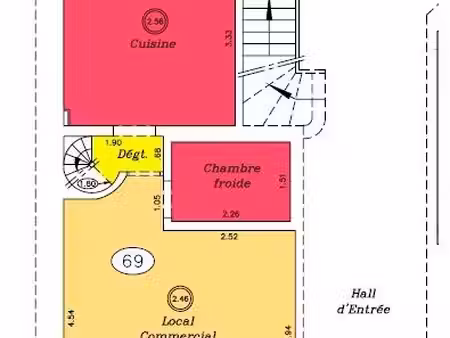 local + appartement - 84 m² - boulevard mortier