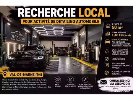 recherche local professionnel / commercial – val-de-marne (94)
