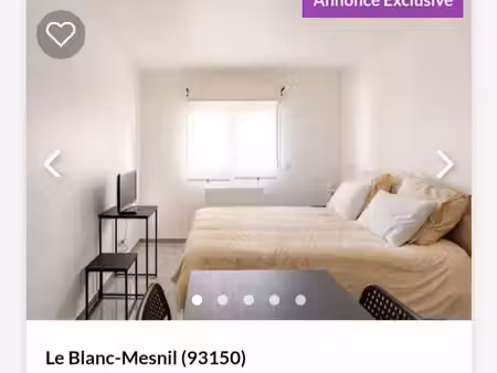 beau studio meublé dans immeuble récent - toutes charges comprises