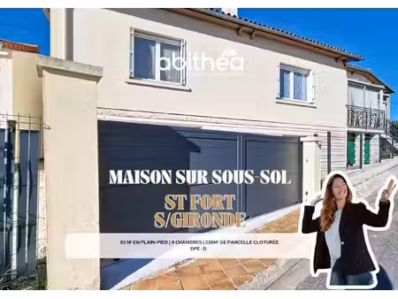 maison de plain-pied | rénovée | 93m2 | 4 chambres | 226m2 d