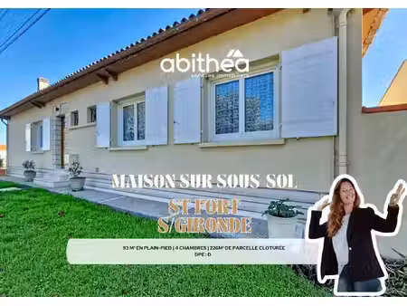 maison de plain-pied | rénovée | 93m2 | 4 chambres | 226m2 d