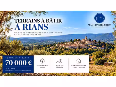 superbe terrain a batir