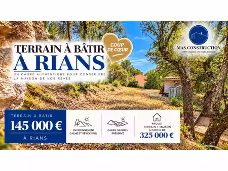 terrain constructible avec belle vue