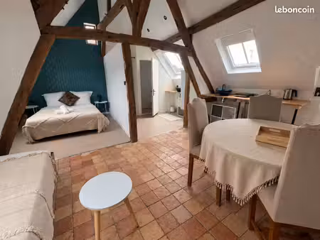 appartement meublé t2 dans petite résidence conviviale avec espaces communs