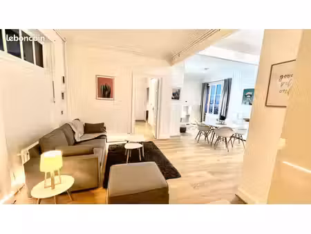 lumineux et spacieux t3 meublé à louer lyon 3e