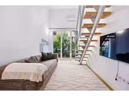 nice bas magnan - 2p duplex rénové- 30m²