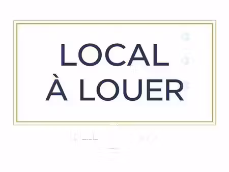 local commercial sur rue