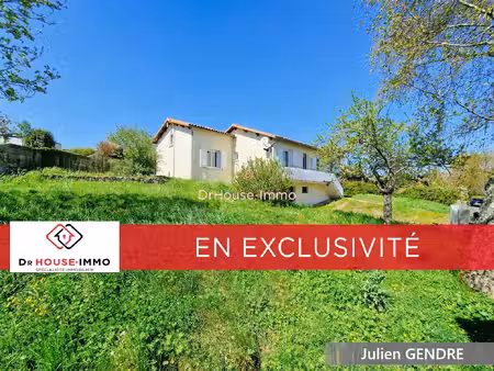 maison 5 pieces - 125 m2 env. avec sous sol et grand garage sur une parcelle d'env. 1380 m