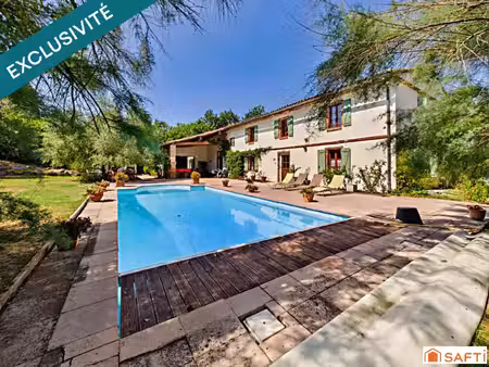 magnifique grange rénovée t12 570m2 avec piscine  garage de 70m et gîte!!!
