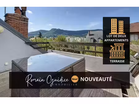 lot de deux appartements: un f4 de 91 m2 et un f2 de 38 m2