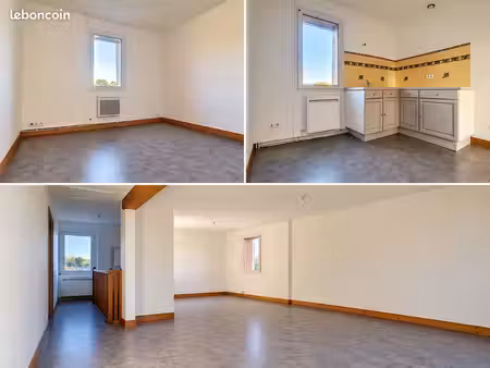 appartement t3 – 58 m² – parking et cave – longueil-annel