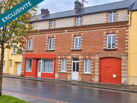 maison de caractère de 193 m² au cœur de cerisy-la-forêt – 5 chambres  atelier et beau pot