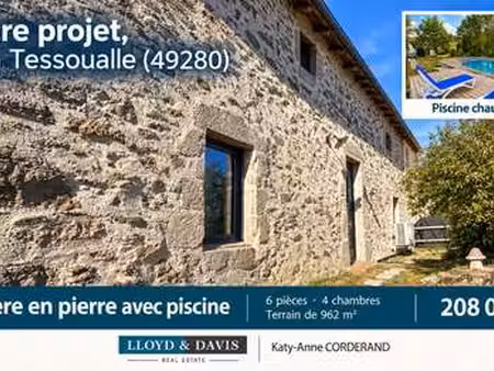 vente maison piscine à la tessoualle (49280) : à vendre piscine / 126m² la tessoualle