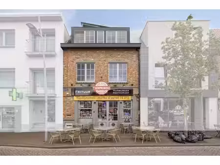 rez-de-chaussée commercial avec appartement sur le marché à