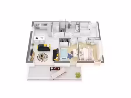 location appartement 3 pièces 65 m² à saint-paul-lès-dax (40990)  747 €