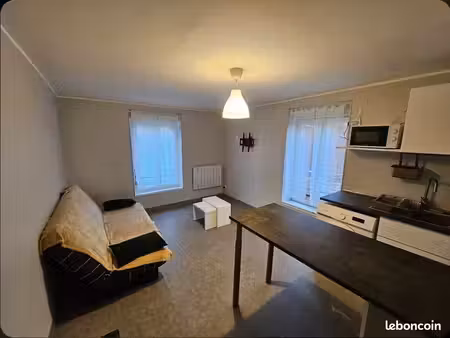 ? charmant studio meublé avec espace de vie optimisé