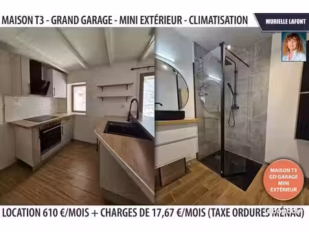 maison 3 pièces 55 m²