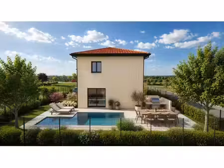 villa genas secteur le bourg  92m2 habitables  jardin enviro