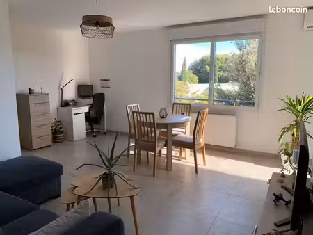 appt t2 53m² meublé + terrasse + vue dégagée