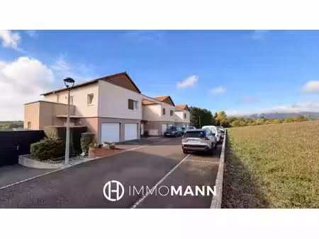 duplex inversé avec jardin  terrasses  garage et parking