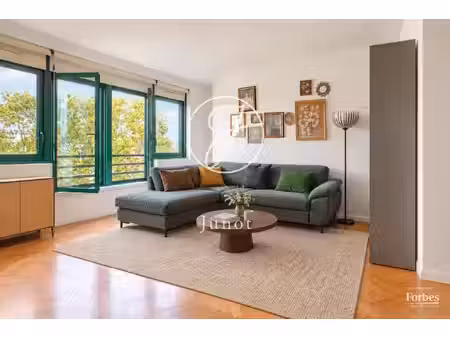 levallois - île de la jatte - appartement - 1 chambre - 58 14m² carrez - vue sur seine