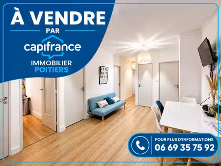 appartement à vendre colocation 5 chambres poitiers (86)