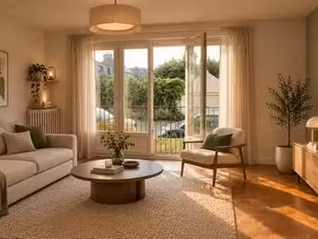 vente appartement 3 pièces à nantes rond-point de rennes (44000) : à vendre 3 pièces / 72m