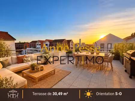 appartement 4p   2 parkings  dpe b  avec rooftop de 30 m²