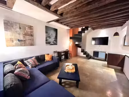 location meublée appartement 2 pièces 56.06 m² à paris 4ème (75004)  2 600 €