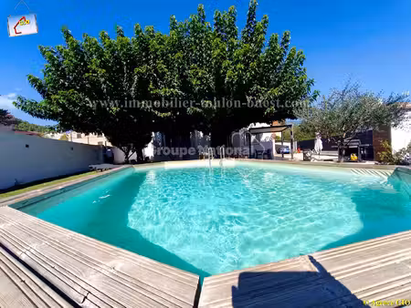 sollies pont - villa de plain pied t6 de 120 m² + annexe de 35 m² - piscine - terrain plat