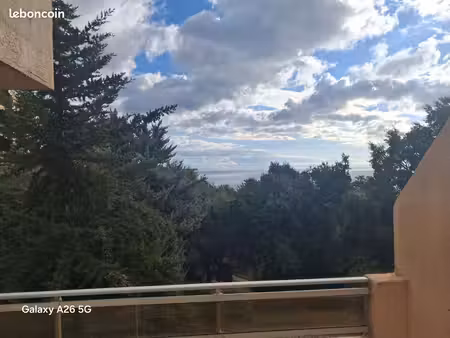 sur les hauteurs de toga à bastia : appartement f3 de 70 m² rénové avec vue mer
