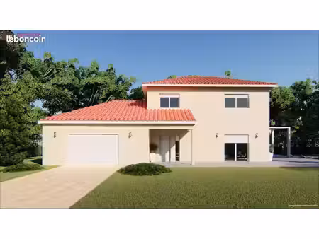 projet de construction d'une maison 90 m² avec terrain à lentilly (69)