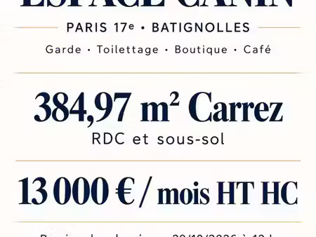 boutique 385 m² paris