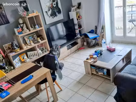 appartement 66 m2 traversant avec balcon