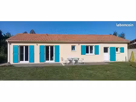 maison plain-pied + studio (110m²) accès rivière- dpe c