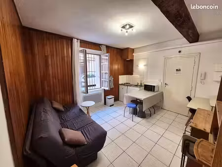 studio meublé loué – toulouse marengo / matabiau – 17 64 m²