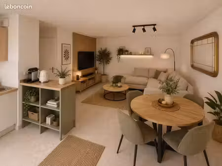 appartement t2 de 42 m² avec jardin privatif