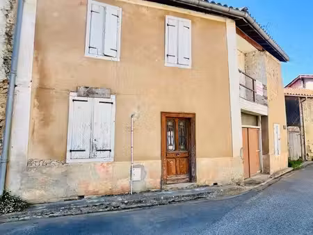 maison de ville 80m2 à rénover avec garage et combles aménageables – arbas 31160