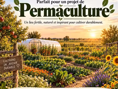 ? à vendre – terrain agricole bio de 1 692 m² – idéal permaculture – à 10 min de toulouse