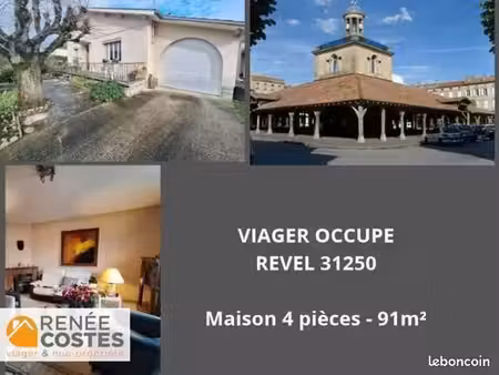 maison en viager 4 pièces 91 m²
