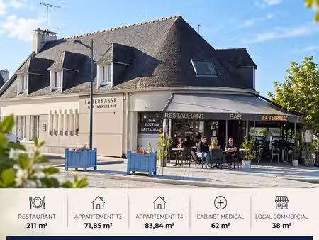 fouesnant centre - ensemble immobilier mixte de 466 m2