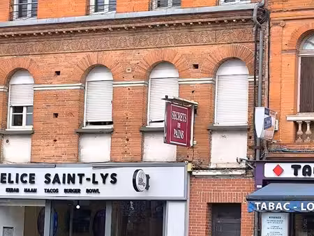 saint-lys centre : 50% parts sci - immeuble 6 lots - rentabilité 8 7%