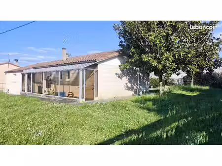 maison de plain-pied avec grand terrain de 1 178 m² – fort potentiel – bessières