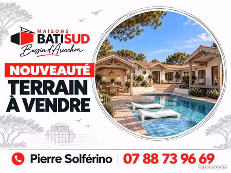 terrain à bâtir de 702 m² à biganos (33)