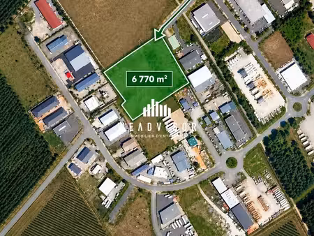terrain 6770 m² le barp