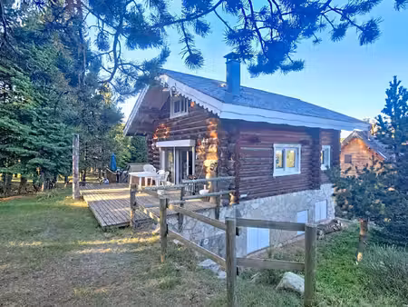 chalet bois massif proche pistes et commerces