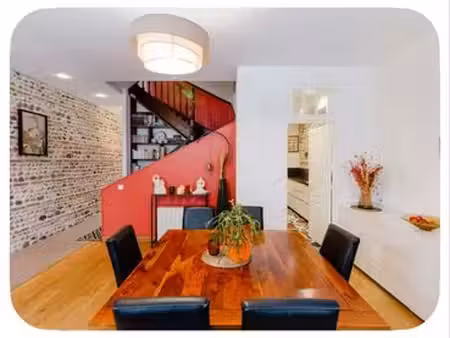 véritable maison toulousaine avec jardin dans le quartier st cyprien à toulouse