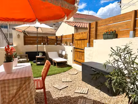appartement t2 duplex avec garage et jardin