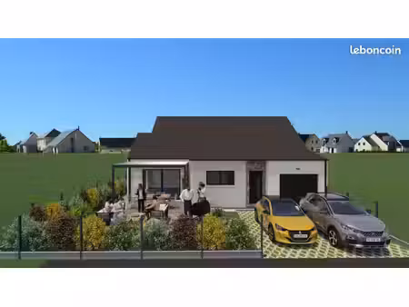 projet de construction d'une maison 98 m² avec terrain à cintre (35)